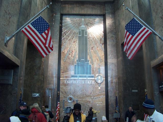 We finally made it inside!