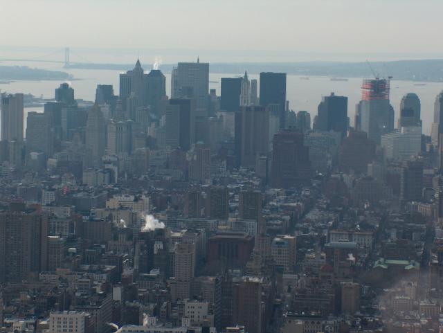 Looking south toward the Financial District