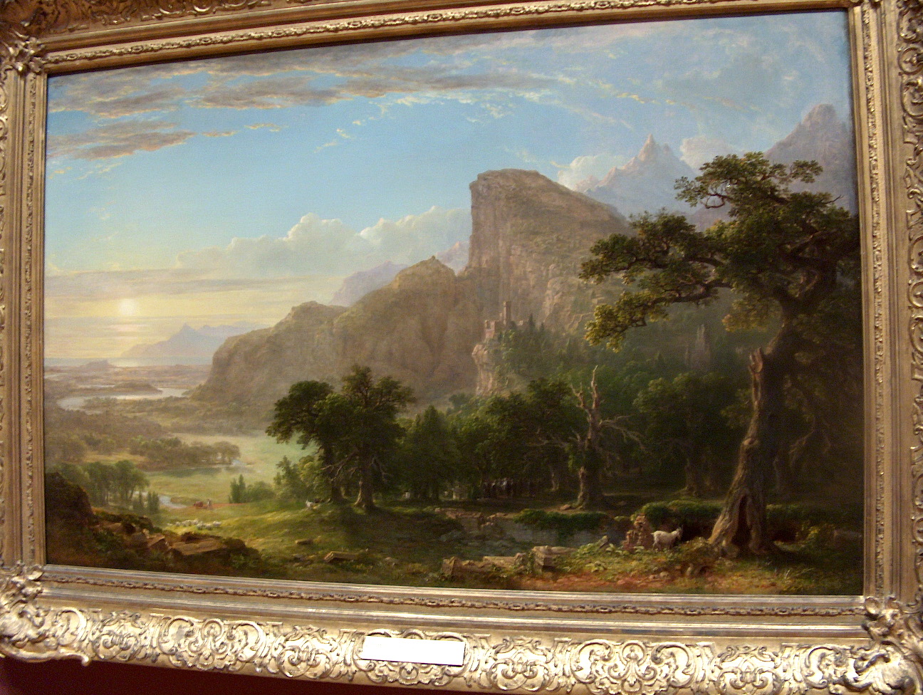 Landscape - Scene from 'Thanatopsis' by Asher B. Durand