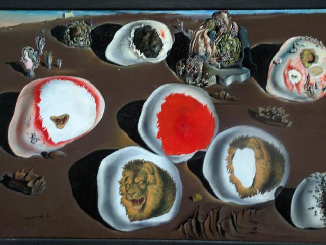 The Accomodations of Desire by Salvador Dali