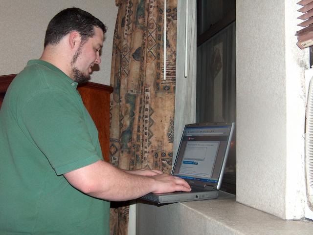 Yes, Jake was blogging from NYC...