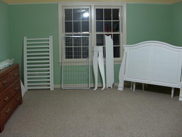 The beginnings of the crib...
