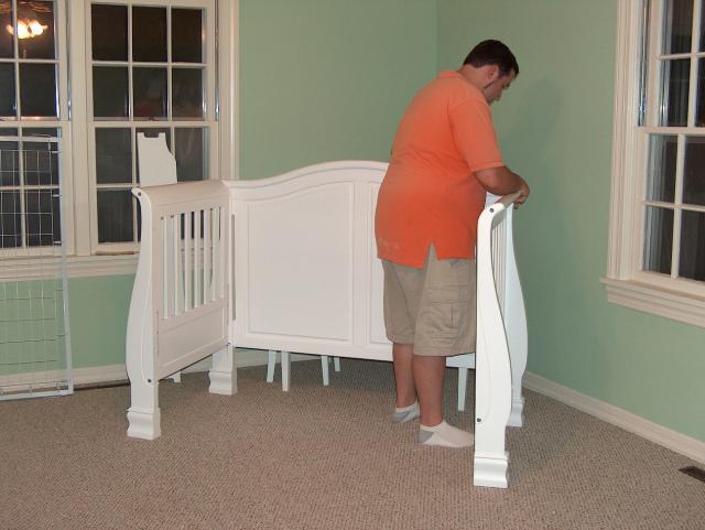 Baby's bed is coming together!