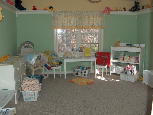 After a little help from Abby's mom, it's at least an organized mess!