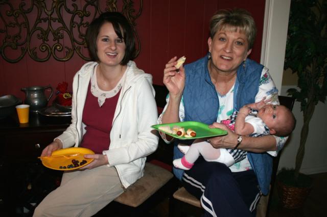 Baby Bella want a pig in a blanket?