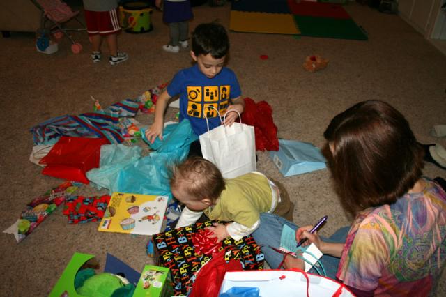 Oliver lost interest in presents, but luckily, Tyler stepped in to help...
