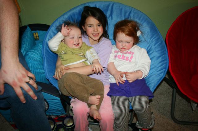 How many cousins can fit in one chair?
