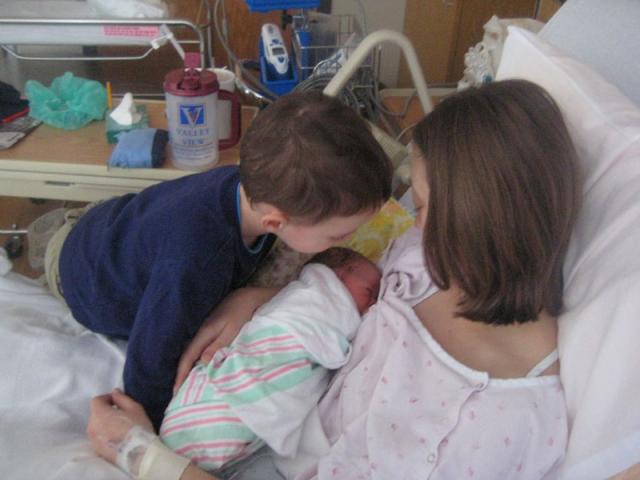 Big brother, checking things out