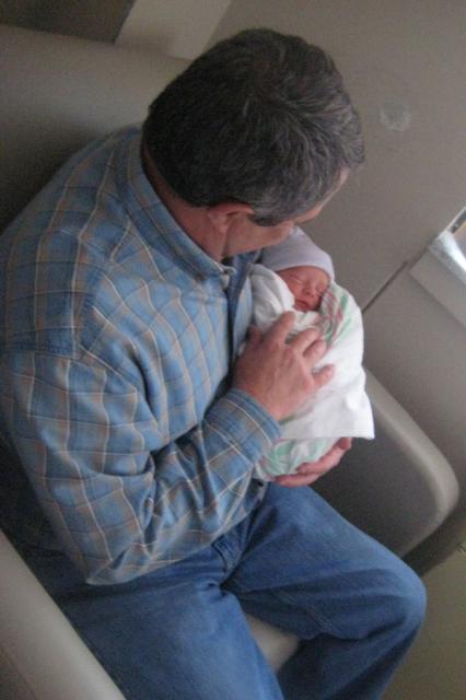 Papa gets his turn with Oliver