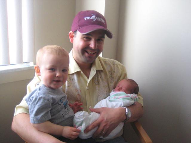 Uncle Kevin and Sam came by for another visit!