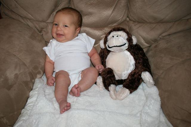 Oliver & Monkey ~ 2 months