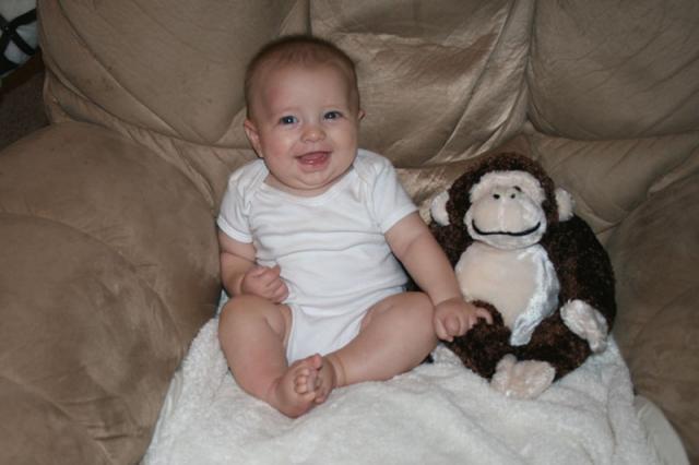 Oliver & Monkey ~ 5 months