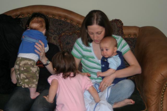 Cousins Toren & Gracie say Hi!