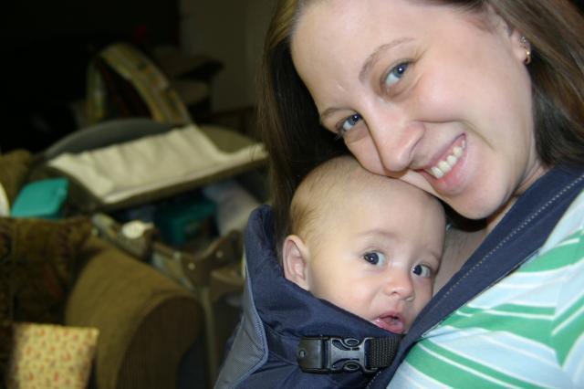 Time to get in the Snugli