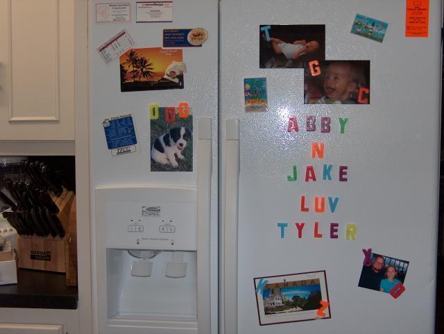 Water goes in the refrigerator