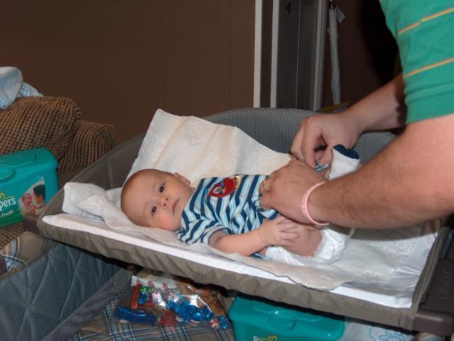 Getting dressed to go to dinner