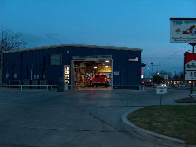 Just drive right through!