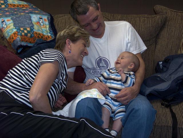 Gammy & Papa Joe came to visit!