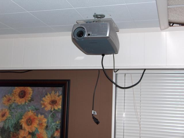 Well, we DID have a projector for a TV until the bulb exploded. No more TV for us!