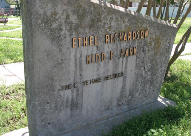 Going to play at the park by our house