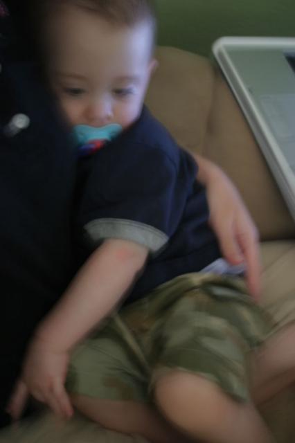 Dozing on Mama for a few more minutes