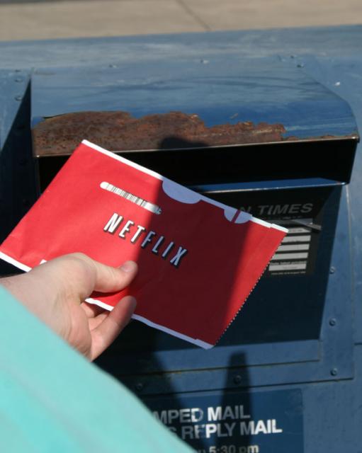 Returning a Netflix movie -- and product placement at its finest!