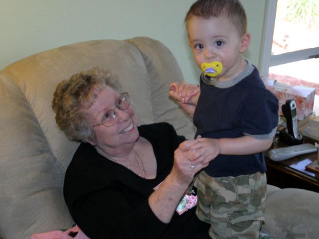 Tyler loves his Mamaw!
