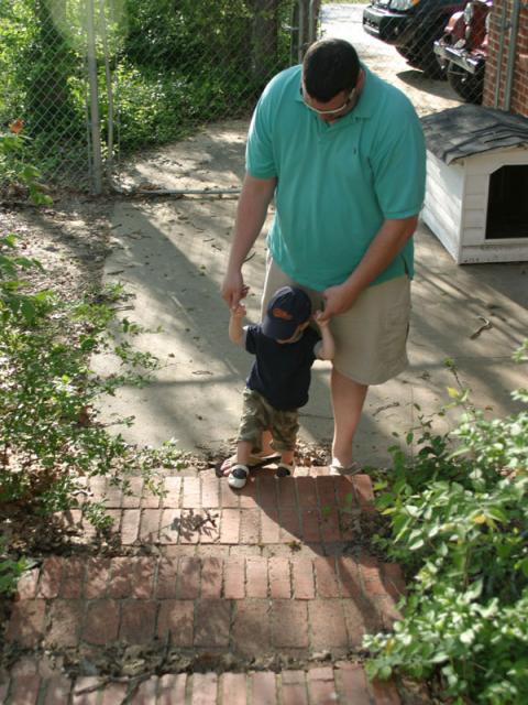 Practicing the steps