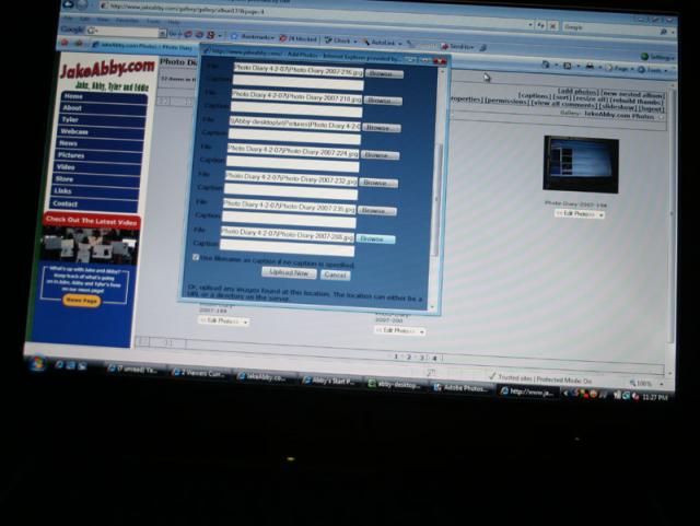 Uploading more pictures