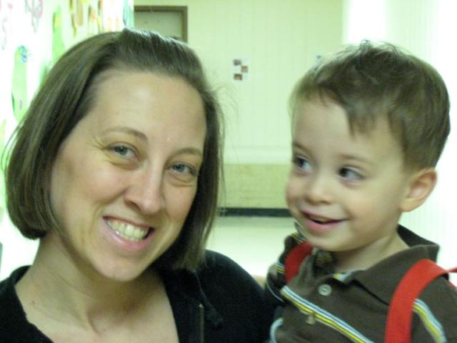 Miss Tiffany took over my camera and said I had to be in a picture