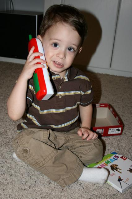 Mom, can't you see I'm on the phone?!