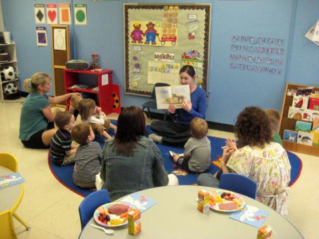 Mrs. Teena reads the Easter story