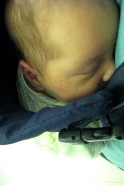 Oliver slept through the party