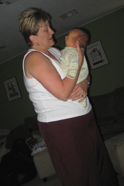 Coco's here for her after-school baby holding