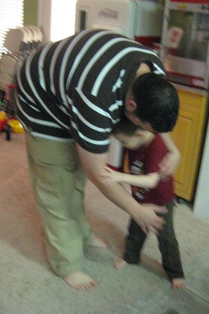 Welcome home, Daddy!