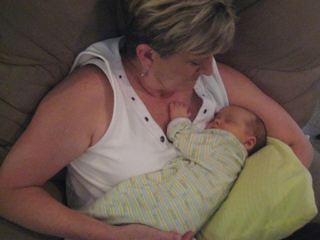 Oliver gets an extra-long nap on Coco