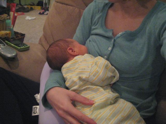 And Ollie has to have some milk