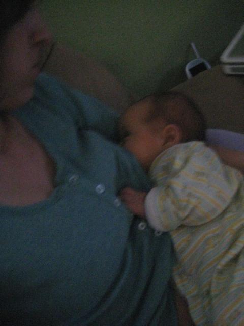 Washing down the gas drops with some milk