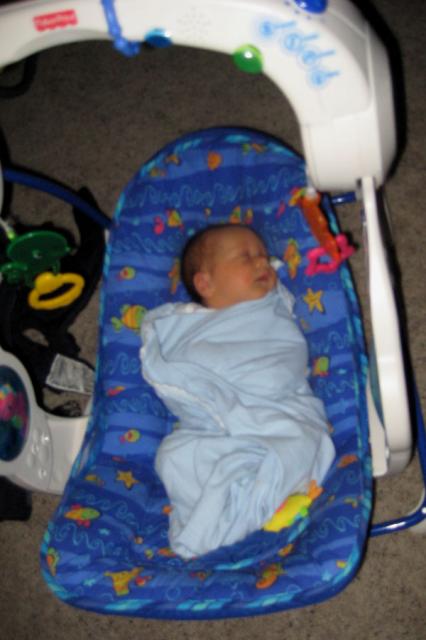 Oliver goes down in the swing