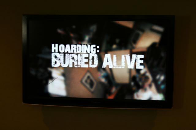 Since he's so interested in trash, I figure Oliver will like "Hoarding: Buried Alive"