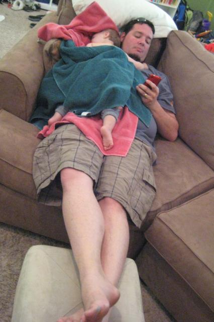 At least somebody gets to rest while I clean