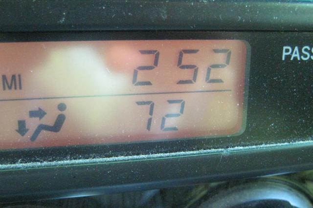 Running a few minutes later than usual