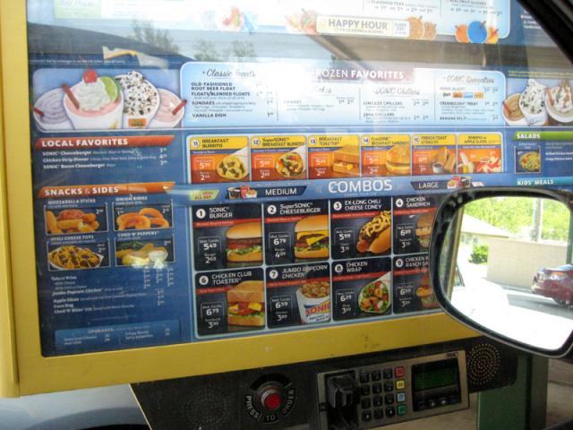 Welcome to Sonic, where you're always first in line!