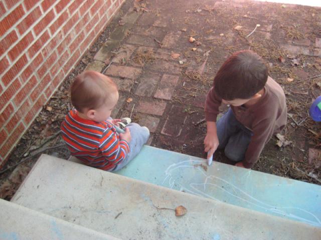 Favorite new hobby: chalk drawing