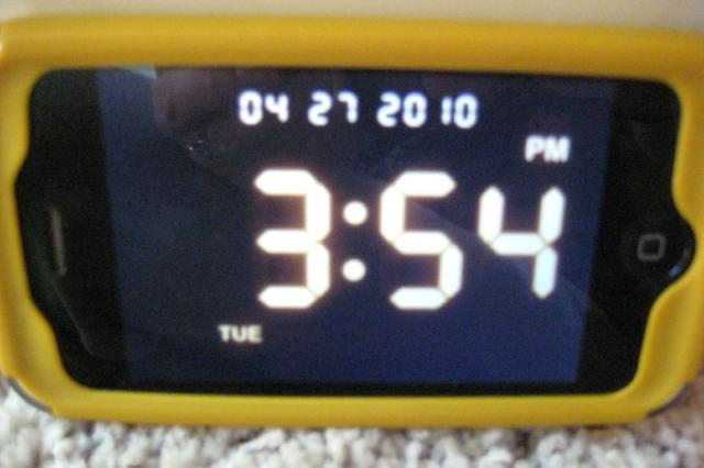 Only an hour and six minutes til Daddy gets home...