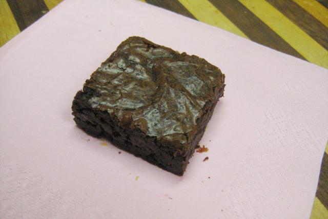 Sneaking an afternoon snack while the children are occupied for the moment