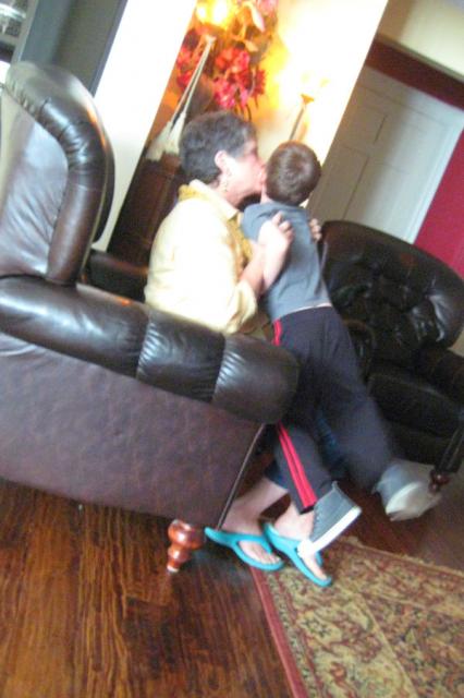 Had to go over to Nanna's to say hi!