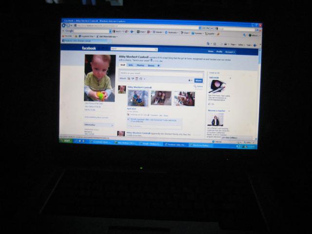 And checking in on facebook