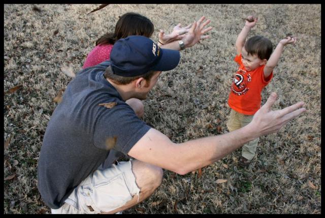 Pic of the Week ~ 1/13/08 (Playing with Uncle D and Asheeee)