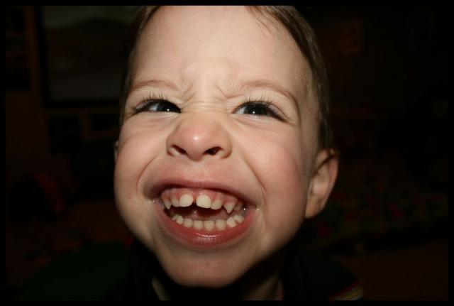 Pic of the Week ~ 4/20/08 (Is he cute or hungry?)